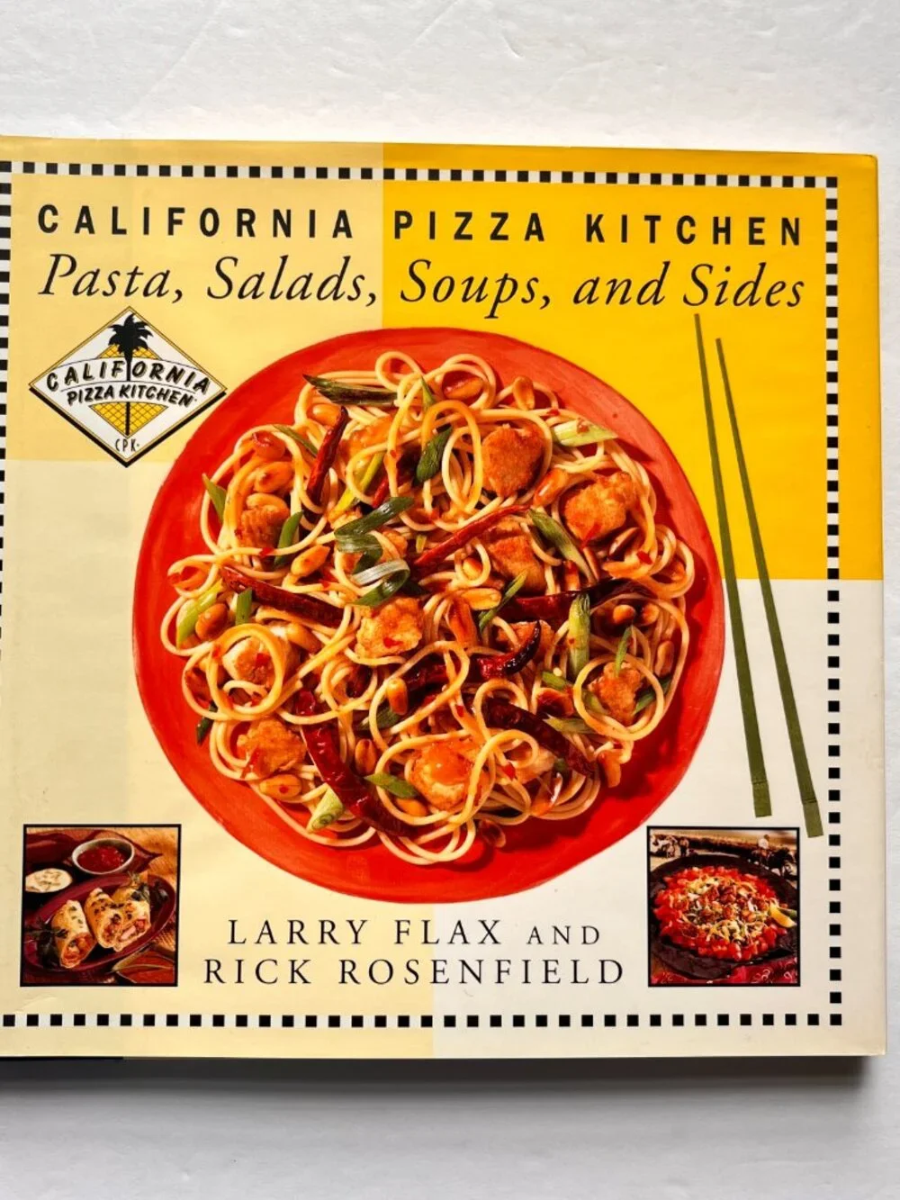 California Pizza Kitchen Cookbook Set of 2 Larry Flax Rick Rosenfield 1st Ed